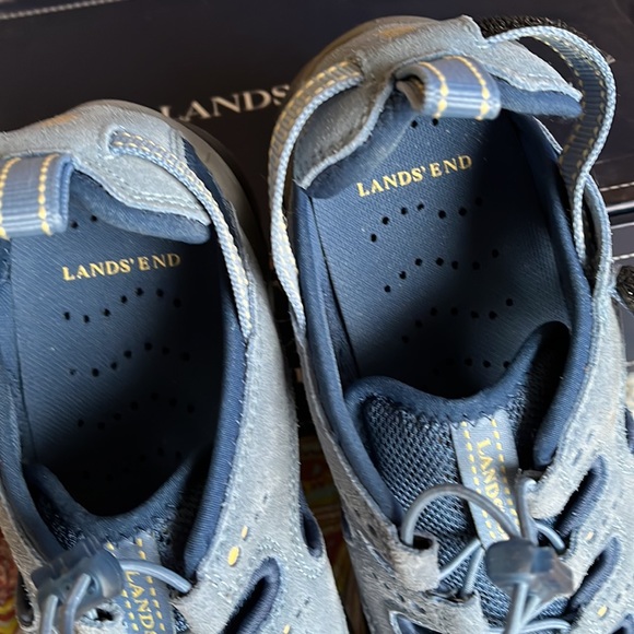 Lands' End Shoes Lands End Blue Suede Beach Trekker Poshmark